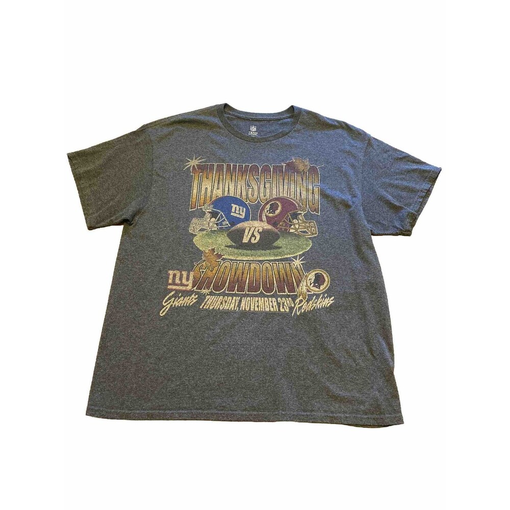 Mens Team NFL Giants/Redskins t shirt.  Monday, Nov. 23, 2017 t shirt.  Size XL